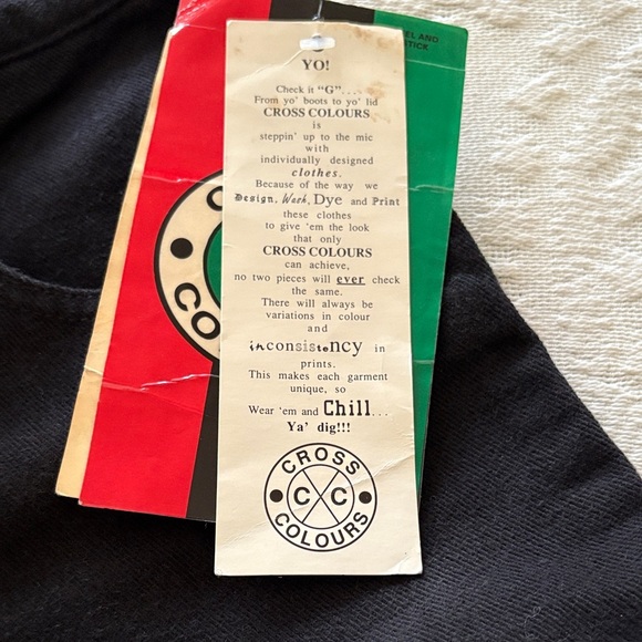 BNWT VINTAGE women’s Black Jeans by Cross Colours - Picture 5 of 15